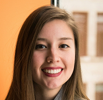 CFO Victoria Lawson, directora financiera de una empresa de trading, retrato
